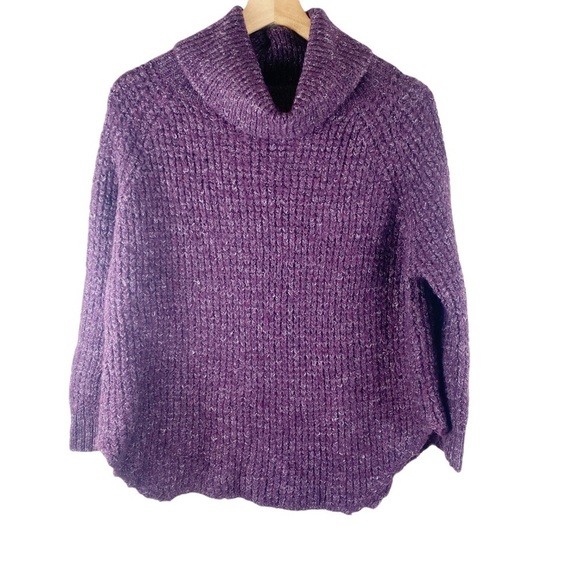 Free People Dylan Tweedy Pullover Turtleneck Size Small - Picture 5 of 7